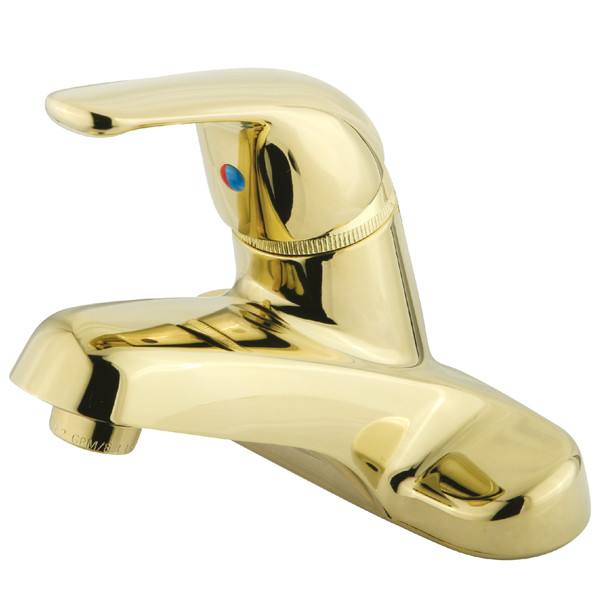 Kingston Brass 4" Centerset Bathroom Faucet, Polished Brass GKB542LP